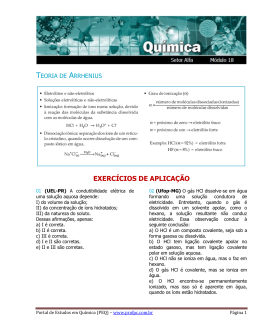 Fun&ccedil;&otilde;es Inorg&acirc;nicas &ndash; Teoria de Arrhenius