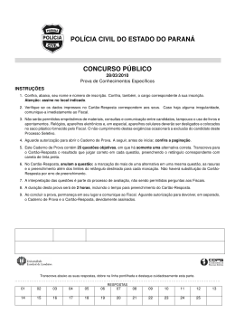 Prova tarde - Curso S&oacute;lon Concursos