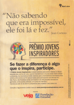 “Não sabendo que era 1mpossíve1,
