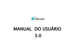 Apostila Geral do SISCONT - Sismont