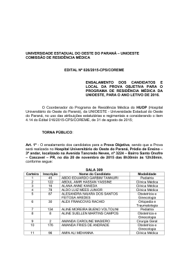 GABINETE DA REITORIA