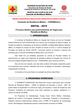 EDITAL - 2015 - Governo do Estado do Acre