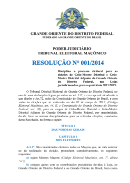 Resolu&ccedil;&atilde;o n&ordm; 001/2014