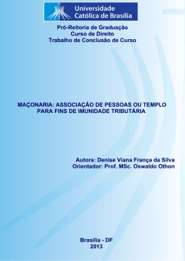 Denise Viana Franca da Silva - Universidade Cat&oacute;lica de Bras&iacute;lia