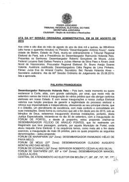 Scanned Document - Tribunal Regional Eleitoral do Pará