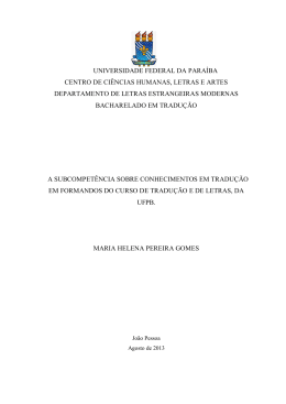 GOMES, Maria Helena Pereira. - CCHLA