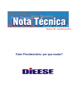 Fator Previdenciário: por que mudar?