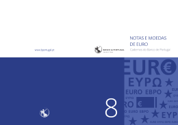 Caderno n.&ordm; 8 do Banco de Portugal: Notas e Moedas