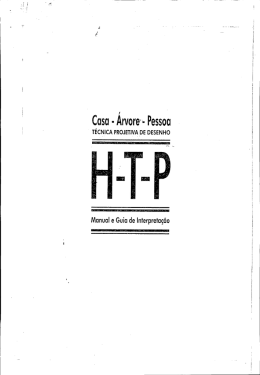 HTP - Manual e Guia de Interpreta&ccedil;&atilde;o