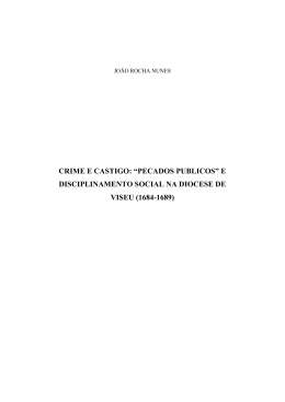 &ldquo;Pecados p&uacute;blicos&rdquo; na diocese de Viseu em finais do s&eacute;culo XVII