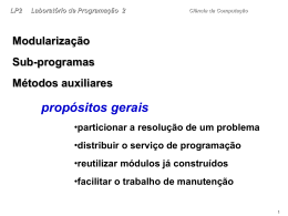 Fun&ccedil;&otilde;es/M&eacute;todos - PUC-SP