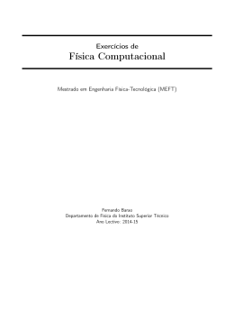 F&iacute;sica Computacional