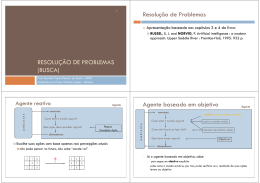 RESOLU&Ccedil;&Atilde;O DE PROBLEMAS (BUSCA) Resolu&ccedil;&atilde;o de
