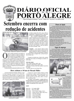 DI&Aacute;RIO OFICIAL Setembro encerra com redu&ccedil;&atilde;o de