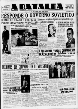 0 PRESIDENTE VARGAS CUMPRIMENTA os bi