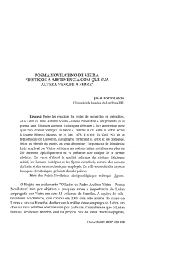 d&iacute;sticos &agrave; abstin&ecirc;ncia com que sua alteza venceu a febre