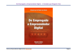 De Empregado a Empreendedor Digital