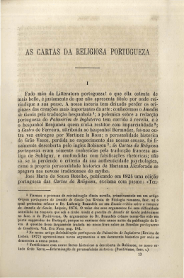 AS CARTAS DA RELIGIOSA PORTDGUEZA