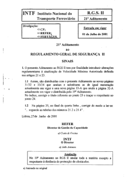 21.&ordm; Aditamento
