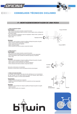 CONSELHOS T&Eacute;CNICOS CICLISMO