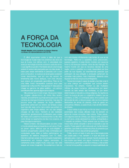A for&ccedil;a da Tecnologia por Claudio Nasajon