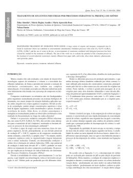 Divulga&ccedil;&atilde;o - Qu&iacute;mica Nova
