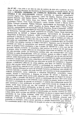 Ata ordinária nº 387, de 21/10/2014 e ata nº 388, de 24/10/2014
