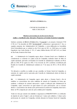 AGE Proposta da Administra&ccedil;&atilde;o