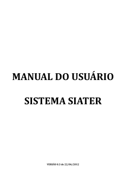 Manual do SIATER