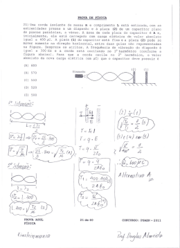Prova de F&iacute;sica Resolvida Escola Naval 2011