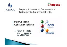 Maurus Joenk Consultor Técnico Consultor Técnico