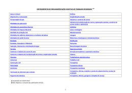 instrumentos de regulamenta&ccedil;&atilde;o colectiva de trabalho regionais
