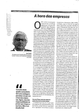 .José Couto Presidente do Conselho Empresariaido Centro