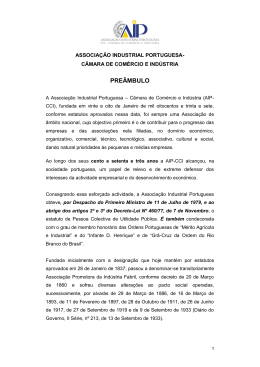 Estatutos AIP-CCI - Feira Internacional de Lisboa