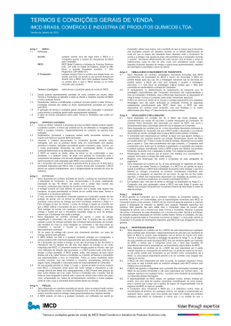 TERMOS E CONDI&Ccedil;&Otilde;ES GERAIS DE VENDA