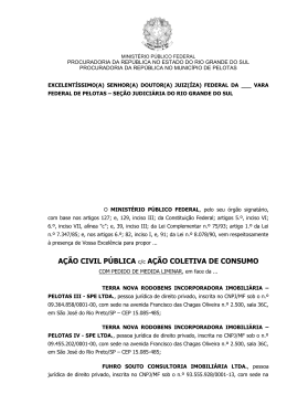 A&Ccedil;&Atilde;O CIVIL P&Uacute;BLICA c/c A&Ccedil;&Atilde;O COLETIVA DE