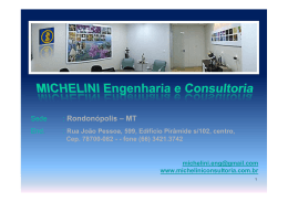 Portifólio - apresentação - Michelini