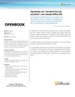 Openbook cria “escritório fora do escritório” com solução