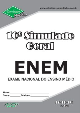 10&ordm; Simulado Geral_17-10-10.qxp