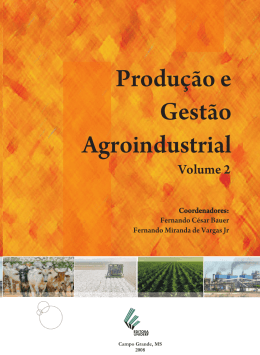 Produ&ccedil;&atilde;o e Gest&atilde;o Agroindustrial