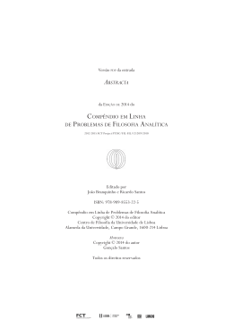 Abstracta (Gon&ccedil;alo Santos - Comp&ecirc;ndio em Linha de Problemas de