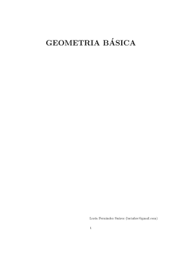 GEOMETRIA B&acute;ASICA