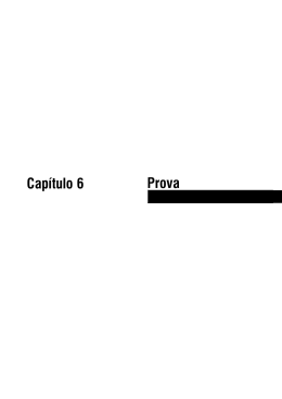 Prova Cap&iacute;tulo 6