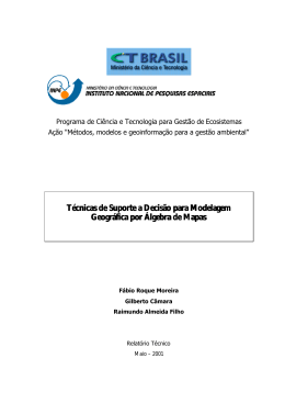 T&eacute;cnicas de Suporte a Decis&atilde;o para Modelagem - DPI