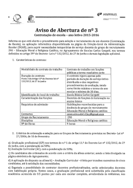 Aviso de Abertura de nQ 3