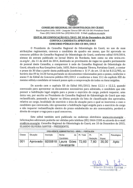 CONSELHO REGIONAL DE DONTOLOGIA DO CEARÁ