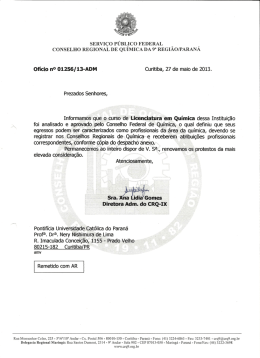 sERVIÇo PÚBLICO FEDERAL ~ r coNSELHo REGIONAL