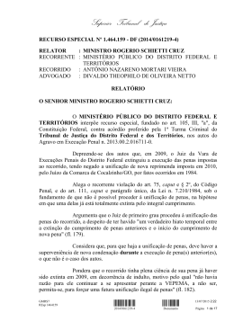 voto - Superior Tribunal de Justi&ccedil;a