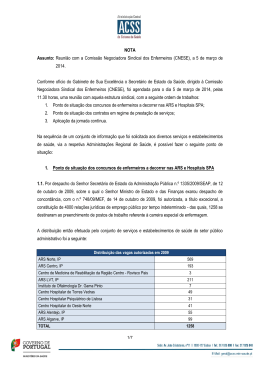 Ponto da situa&ccedil;&atilde;o concursos e recibos Verdes