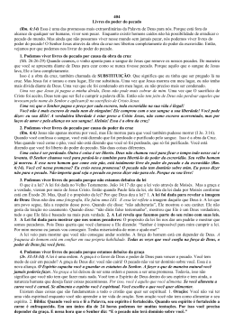 404 Livres do poder do pecado (Rm. 6:14) Essa &eacute; uma das